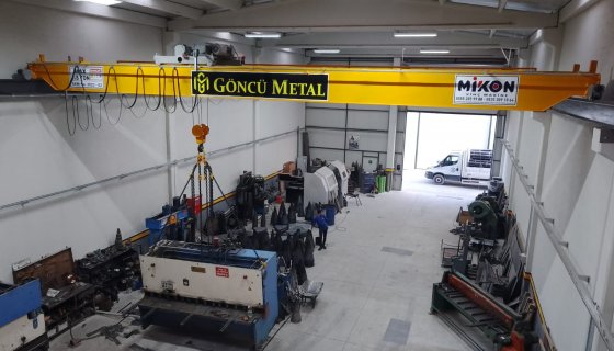 GÖNCÜ METAL - 7,5 TON GEZER KÖPRÜLÜ VİNÇ